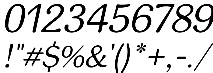 inglobal Italic Font OTHER CHARS