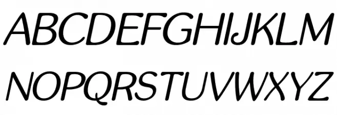 inglobal Italic Fonte MAIÚSCULAS