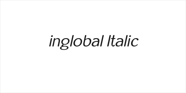 inglobal Italic Logo
