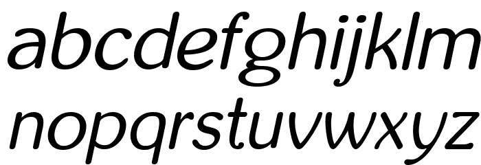 inglobal Italic Font LOWERCASE