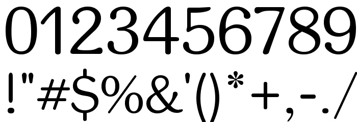 inglobal Font OTHER CHARS