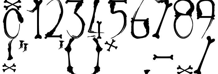 inkandbones Font OTHER CHARS