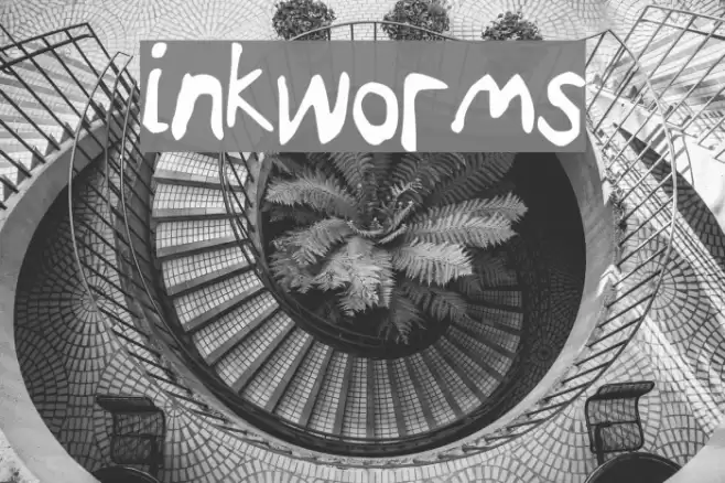 inkworms Font examples