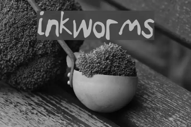 inkworms Font examples