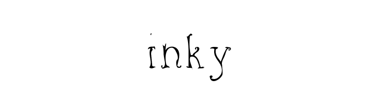 inky  font caratteri gratis