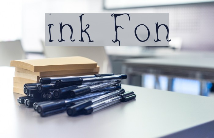 inky Font examples