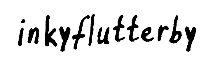 inkyflutterby  les polices de caractères gratuit tlcharger