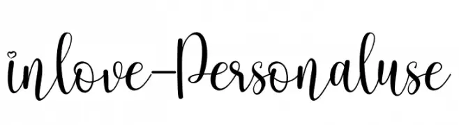 inlove - Personal use  Free Fonts Download