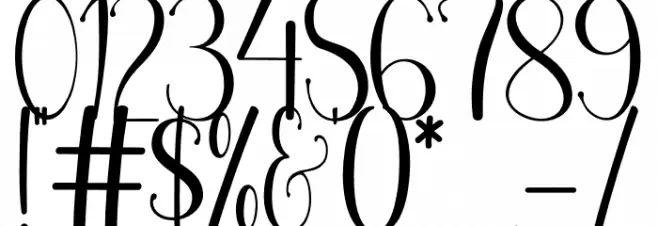 inlove - Personal use Font OTHER CHARS