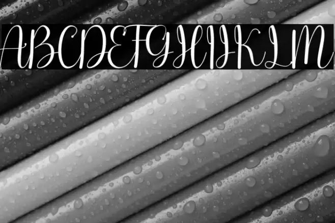 inlove - Personal use Font examples