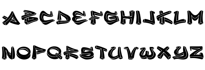 inner city Font LOWERCASE