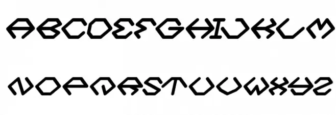 inside Bold Italic Fonte MAIÚSCULAS