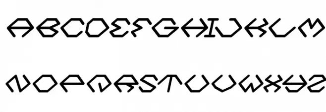 inside Italic फ़ॉन्ट अपरकेस