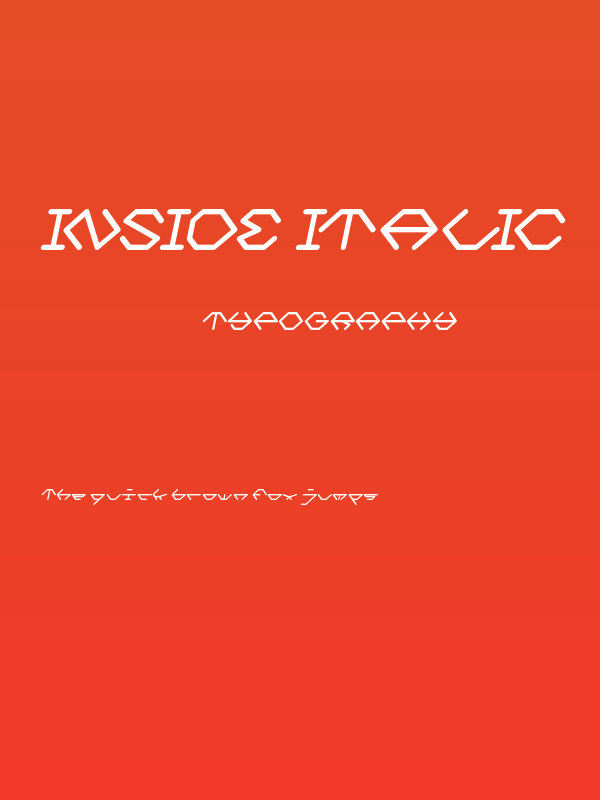 inside Italic Poster