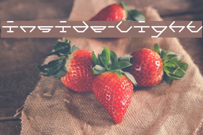 inside-Light Font examples