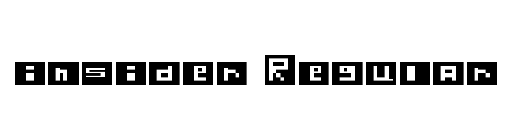 insider Regular Font
