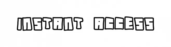 instant access  Frei Schriftart Herunterladen