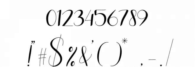 instastoryscript Font OTHER CHARS