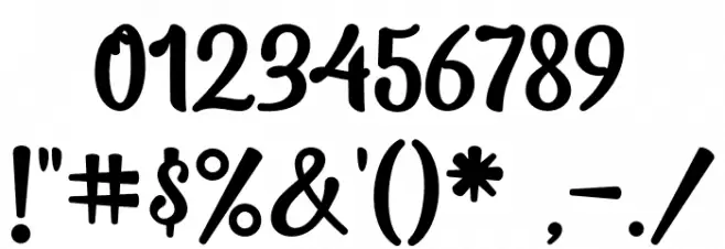 insting-Regular Font OTHER CHARS