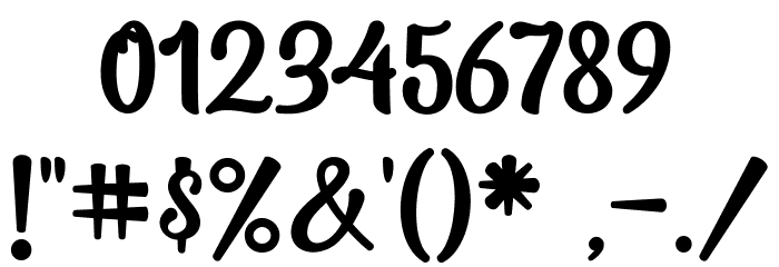 insting-Regular Font OTHER CHARS