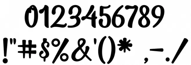 insting-Regular Font OTHER CHARS