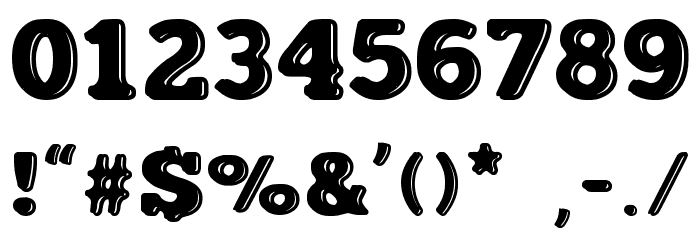 insuperable Font OTHER CHARS