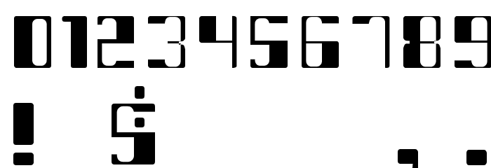 intergalatic Font OTHER CHARS