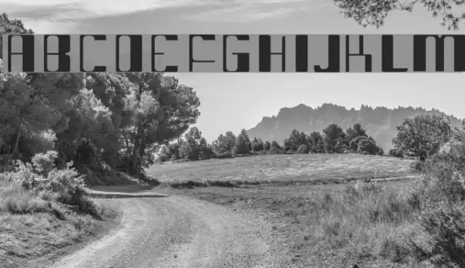 intergalatic Font examples