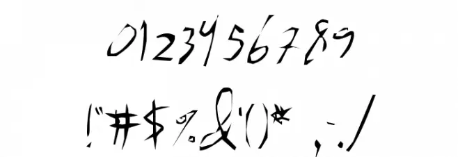 internal. Font OTHER CHARS