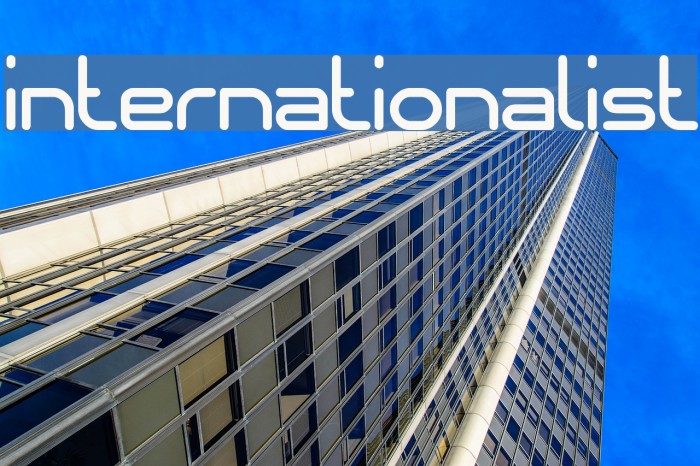 internationalist Font examples