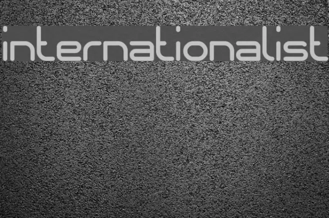 internationalist Font examples