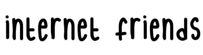 internet friends  Descarca Fonturi Gratis