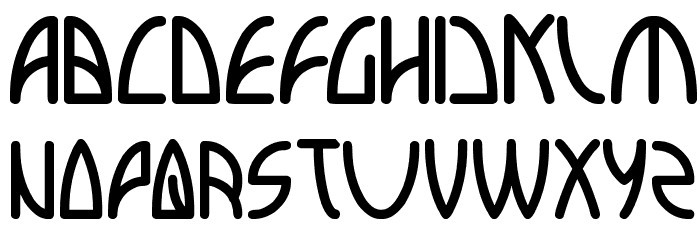 interplanetary Font LOWERCASE