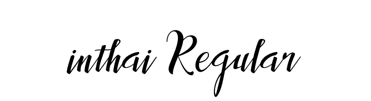 inthai-Regular  Frei Schriftart Herunterladen