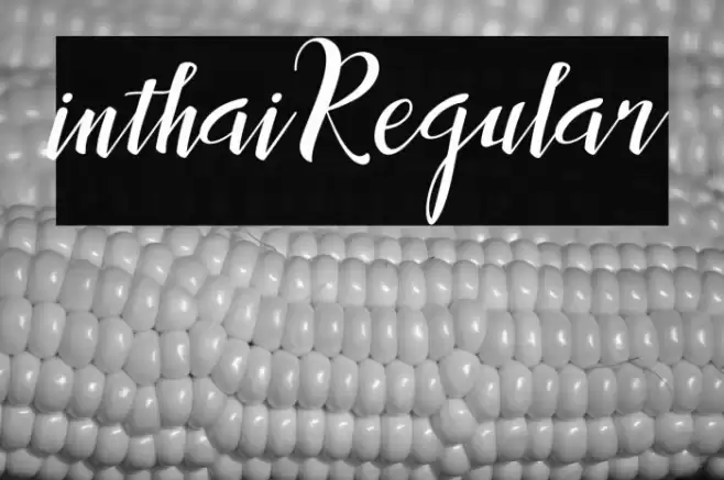 inthai-Regular Font examples