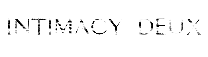 intimacy deux Font