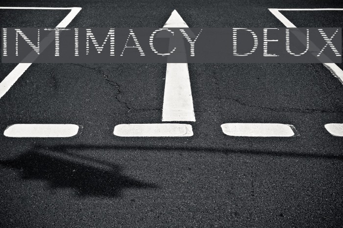 intimacy deux Font examples