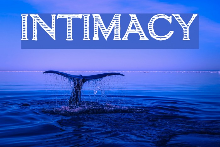 intimacy Font examples