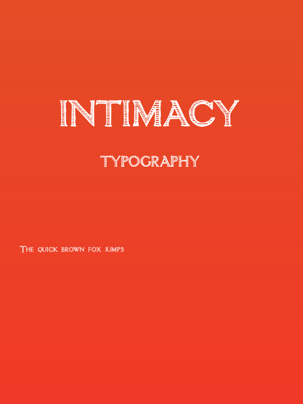 intimacy Poster