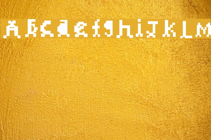 invader Font examples