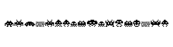 invanders from space  Fuentes Gratis Descargar