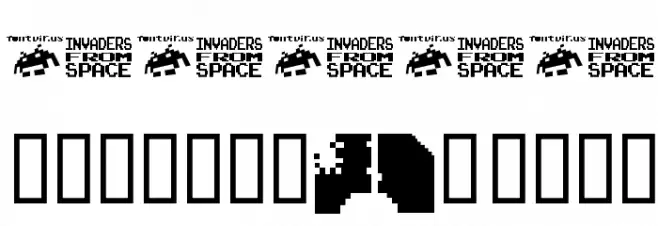 invanders from space خط محارف أخرى