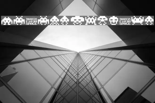 invanders from space خط examples