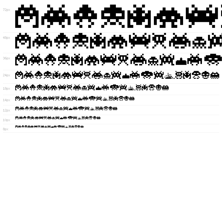 invanders from space Waterfall