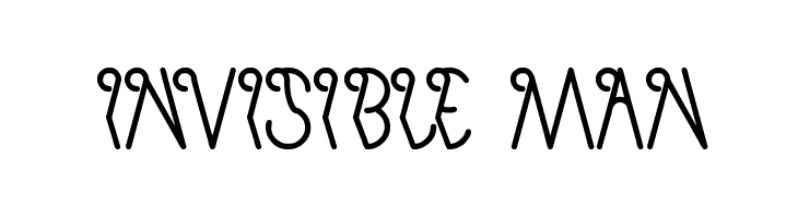 invisible man  font caratteri gratis
