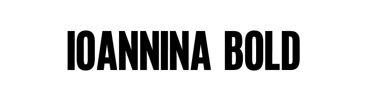 Ioannina Bold  Frei Schriftart Herunterladen