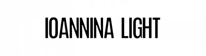 Ioannina Light  Frei Schriftart Herunterladen