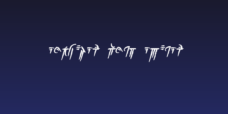Iokharic Bold Italic Social Header