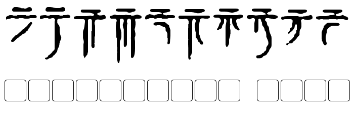 Iokharic Font OTHER CHARS