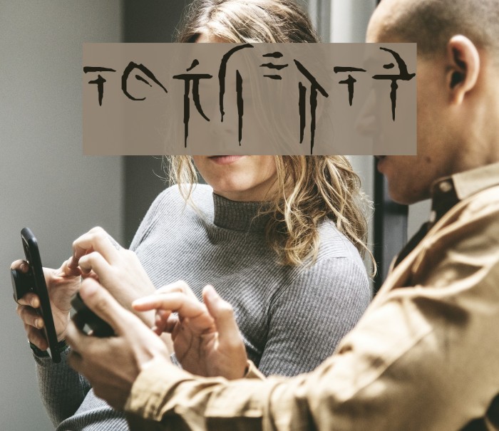 Iokharic Font examples
